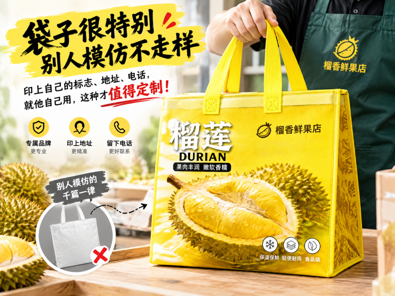 水果无纺布袋批发便宜，定做为啥不划算？